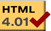 Valid HTML 4.01!